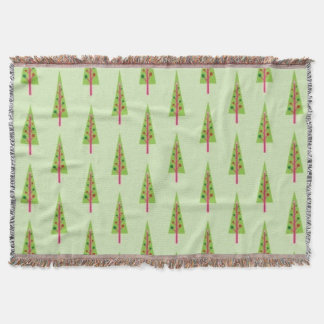 Retro Kerstboom werpt Deken