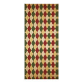 Retro  kerstbruiloft menu (Achterkant)