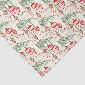  retro kerstbulbpatroonplaat tissuepapier (Detail)