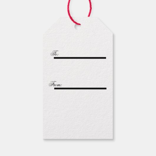 Retro Kerstcadeau Label – Gezellige open haard Cadeaulabel (Achterkant)