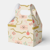 Retro Kerstcadeaus Bedankdoosjes (Achterkant)