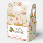 Retro Kerstcadeaus Bedankdoosjes (Geopend)