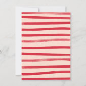  Retro kerstfeest Kaart (Achterkant)