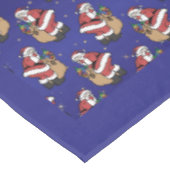 Retro  kerstfeestdag tafelkleed (Gekanteld)