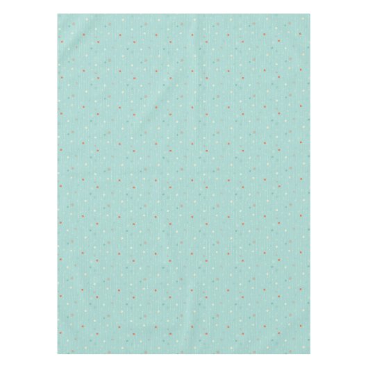 Retro-kerstfeestpatroon Tafelkleed (Voorkant)