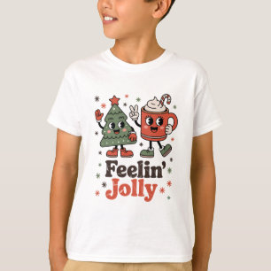 Retro Kerstgevoel Joekel Ouderwetse Feestdagen T-shirt