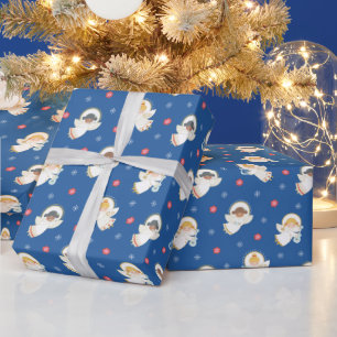 Retro kerstinkernen papier