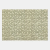  retro kerstinpakpapier inpakpapier vel (Voorkant 2)