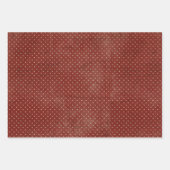 retro kerstinpakpapier inpakpapier vel (Voorkant 2)