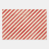 retro kerstinpakpapier inpakpapier vel (Voorkant)