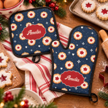 Retro Kerstkoekjes Vakantiebak Naam