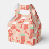 Retro Kerstkousen Bedankdoosjes (Achterkant)