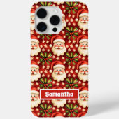 retro kerstman en bogen Case-Mate iPhone case (Achterkant)