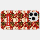 retro kerstman en bogen Case-Mate iPhone case (Achterkant (horizontaal))