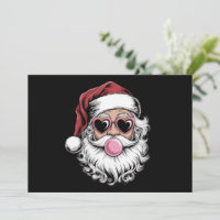 Retro Kerstman Met Bril Die Zeepbel Kerstmis Blaas