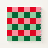 Retro Kerstman Persoonlijk Kinderen Schetsboek Notitieboek (Achterkant)