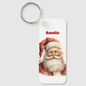 Retro Kerstman Sleutelhanger (Voorkant)