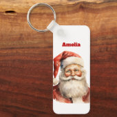 Retro Kerstman Sleutelhanger (Voorkant)