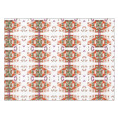  retro kerstman snoep gingerbrood huis tafelkleed (Voorkant (Horizontaal))