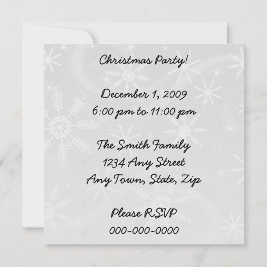 Retro Kerstmannen Kaart (Achterkant)