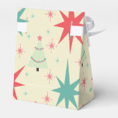 Retro Kerstmis 1950 Bedankdoosjes (Achterkant)