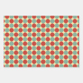 Retro Kerstmis, 60 jaar  verloopdop Inpakpapier Vel (Voorkant)