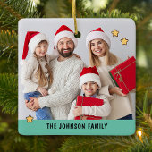Retro Kerstmis Fotootje Keramisch Ornament