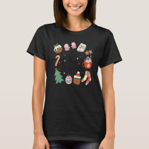 Retro Kerstmis is het seizoen kerstvakantie T-shirt