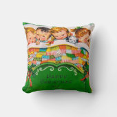 retro Kerstmis kinder kamer decor kussen (Voorkant)