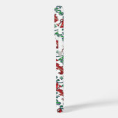 Retro Kerstmis, Naughty of Nice Red Green Letters Case-Mate iPhone Case (Achterkant / Links)