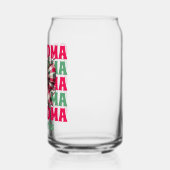 Retro Kerstmis Oma Coquette Bow Blikvorm Glas (Links)