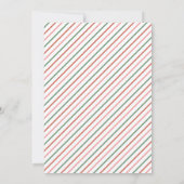 Retro Kerstmis roze kerstman eerste verjaardag Kaart (Achterkant)