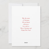 Retro Kerstmis Sinterklaas Feestdagenkaart (Achterkant)