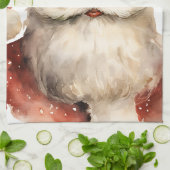 Retro Kerstmis Sinterklaas Theedoek (Gevouwen)