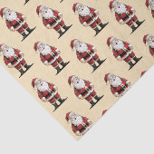 Retro Kerstmis Tissuepapier (Detail)