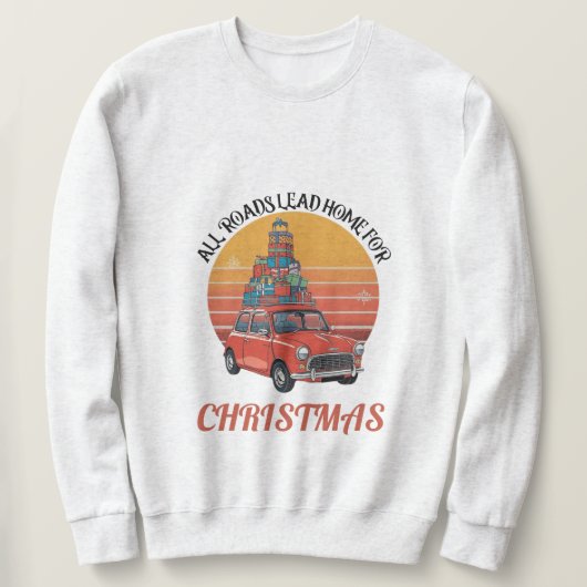 Retro Kerstmis Trui (Design voorkant)