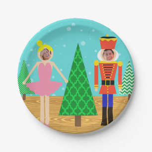 Retro kerstparade Bord voor Speelgoed-fotopapier
