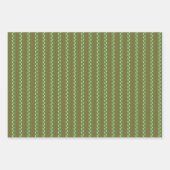 Retro-kerstpatronen Inpakpapier Vel (Voorkant 2)