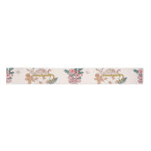 Retro kerstpatroonsatin Ribbon Lint (Voorkant)