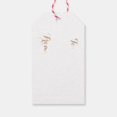 Retro kerstsiercadeLabels Cadeaulabel (Achterkant)