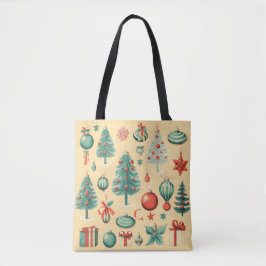Retro Kersttas Draagtas