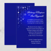 Retro kerstversieringen Weddenschappen metallic bl Kaart (Voorkant / Achterkant)