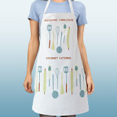 Retro keuken catering gepersonaliseerd schort