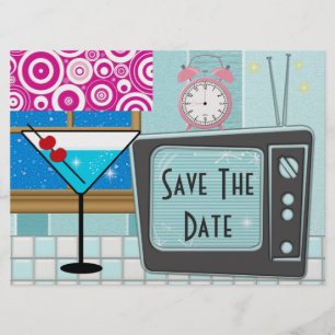 Retro Keuken / Diner Party - SRF Save The Date