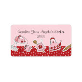 Retro Keuken Etiket (Voorkant)