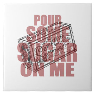 Retro Keuken Marshmallows   Giet wat suiker op me Tegeltje