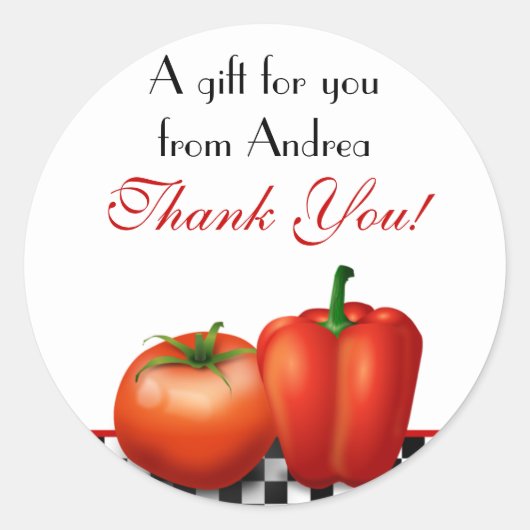 Retro Keuken of Koken  Stickers (Voorkant)