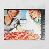 retro  keuken voor moeders briefkaart (Voorkant)
