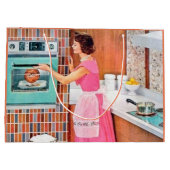 retro keukendame groot cadeauzakje (Achterkant)