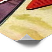 retro keukendame poster (Hoek)